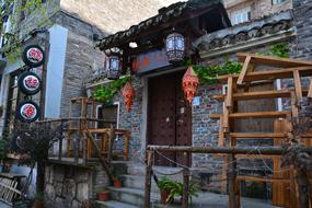 China The Town Building Zhenyuan