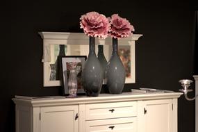 Chest Of Drawers Vase Setup