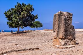 stone column broken view