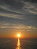Sea Sun Sunset Setting