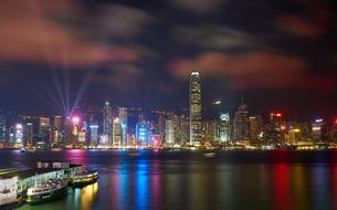 Hong Kong Cityscape Night