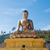 buddha magnificent blue sky