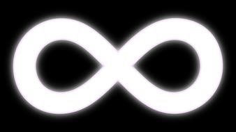 infinity symbol silhouette