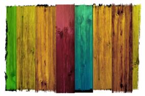 Wood Boards Colorful