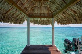 Dock Ocean Turquoise Water