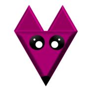 fox logo purple animal icon