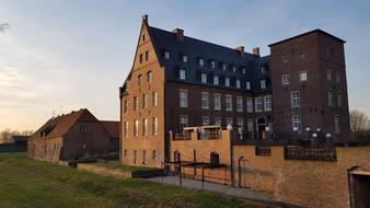 historically Castle Diersfordt Wesel