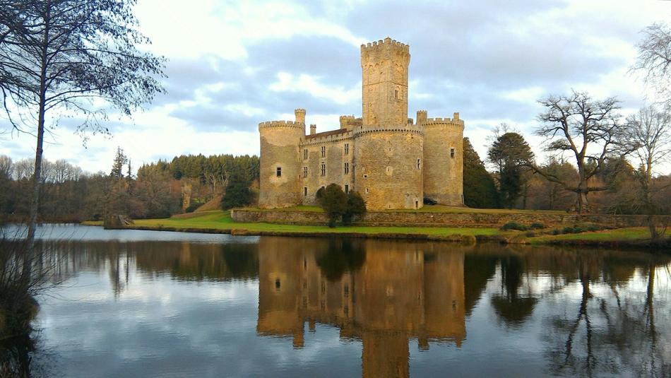 historic Castle Montbrun in France