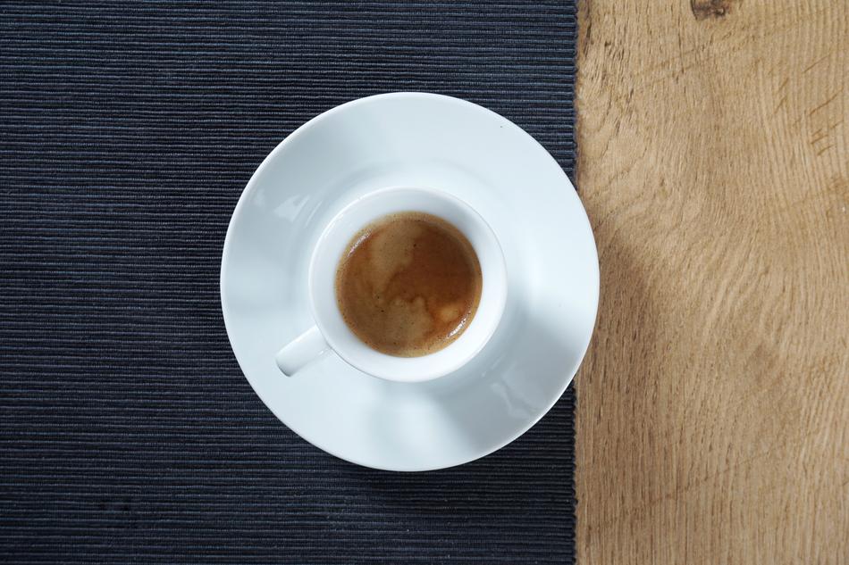 hot mug of espresso