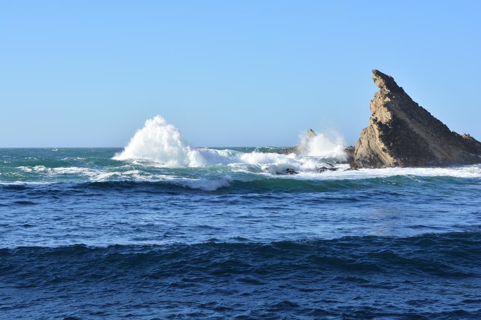 Rocks Water Ocean