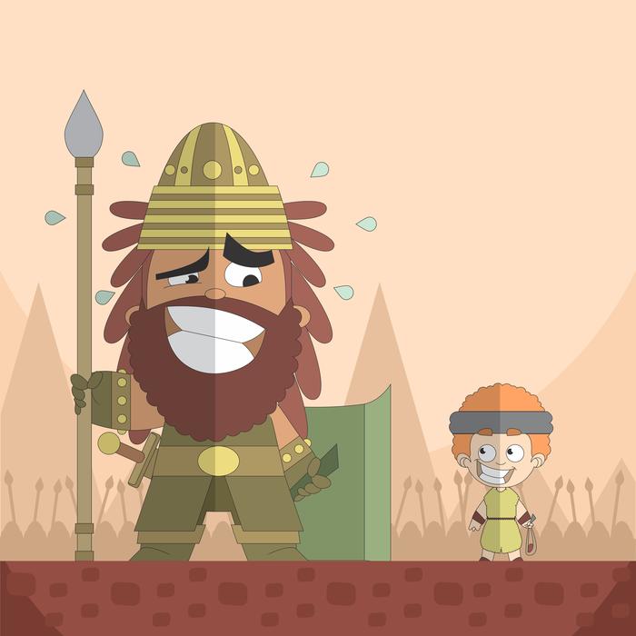 giant goliath davi bible courage