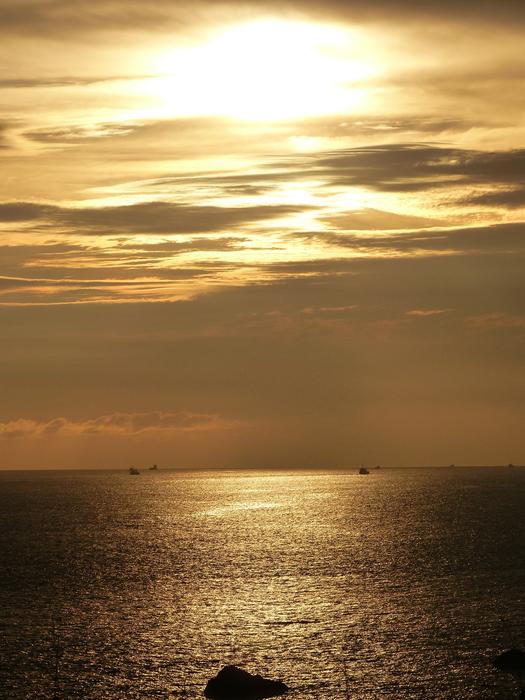 Sunset Pacific view