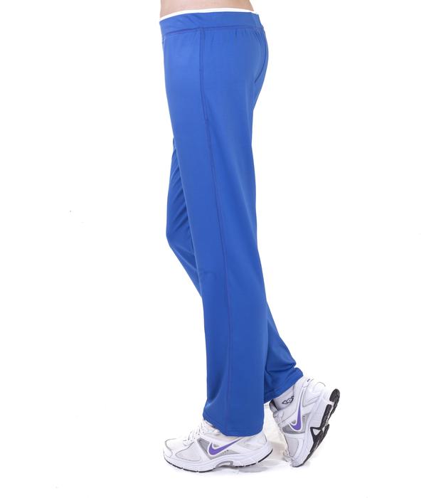 blue pants with sneakers