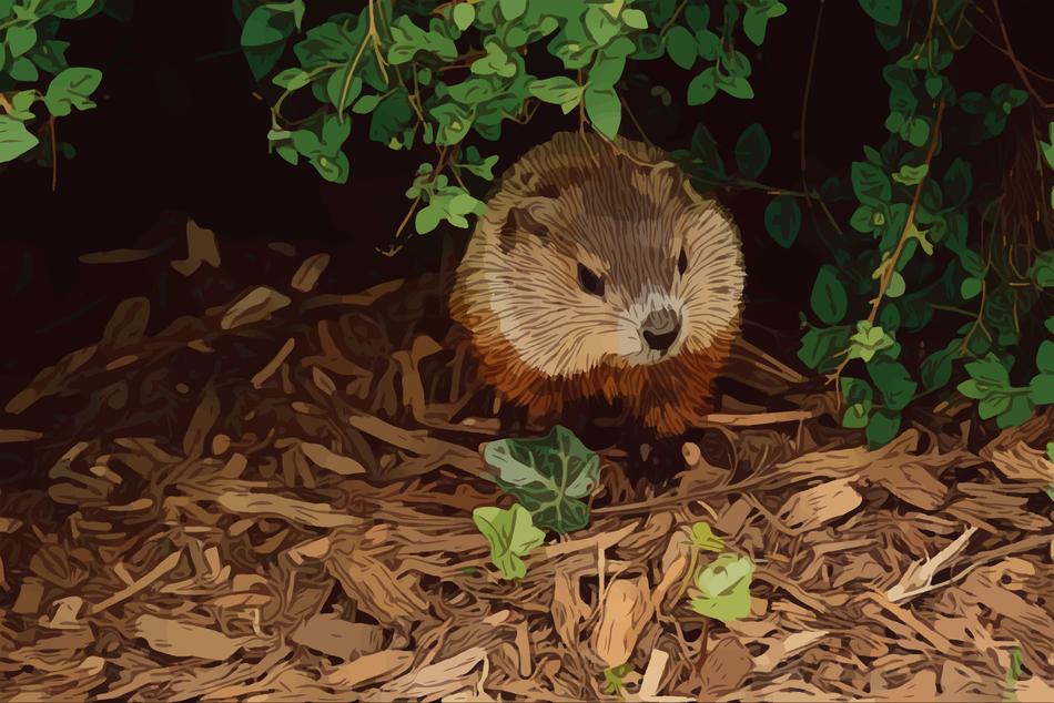 groundhog animal rodent nature