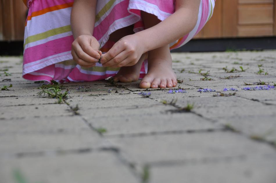 Terrace Child Hands
