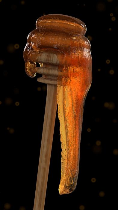spoonful of dripping honey