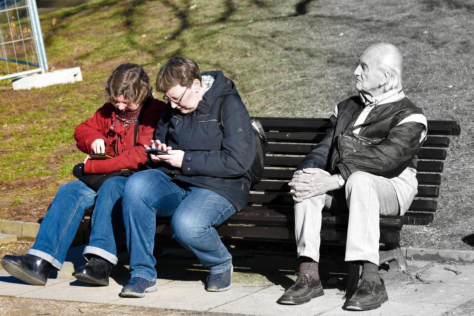 Communication Elderly Happy