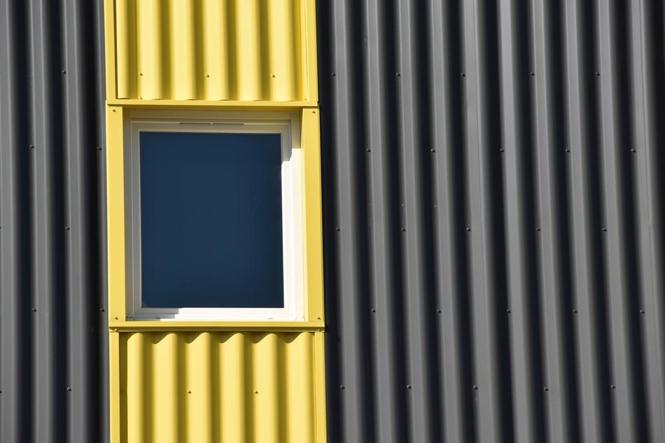 Window Building Yellow