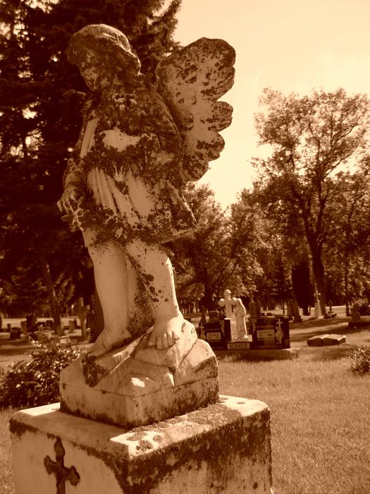 burial Graveyard Angel statue