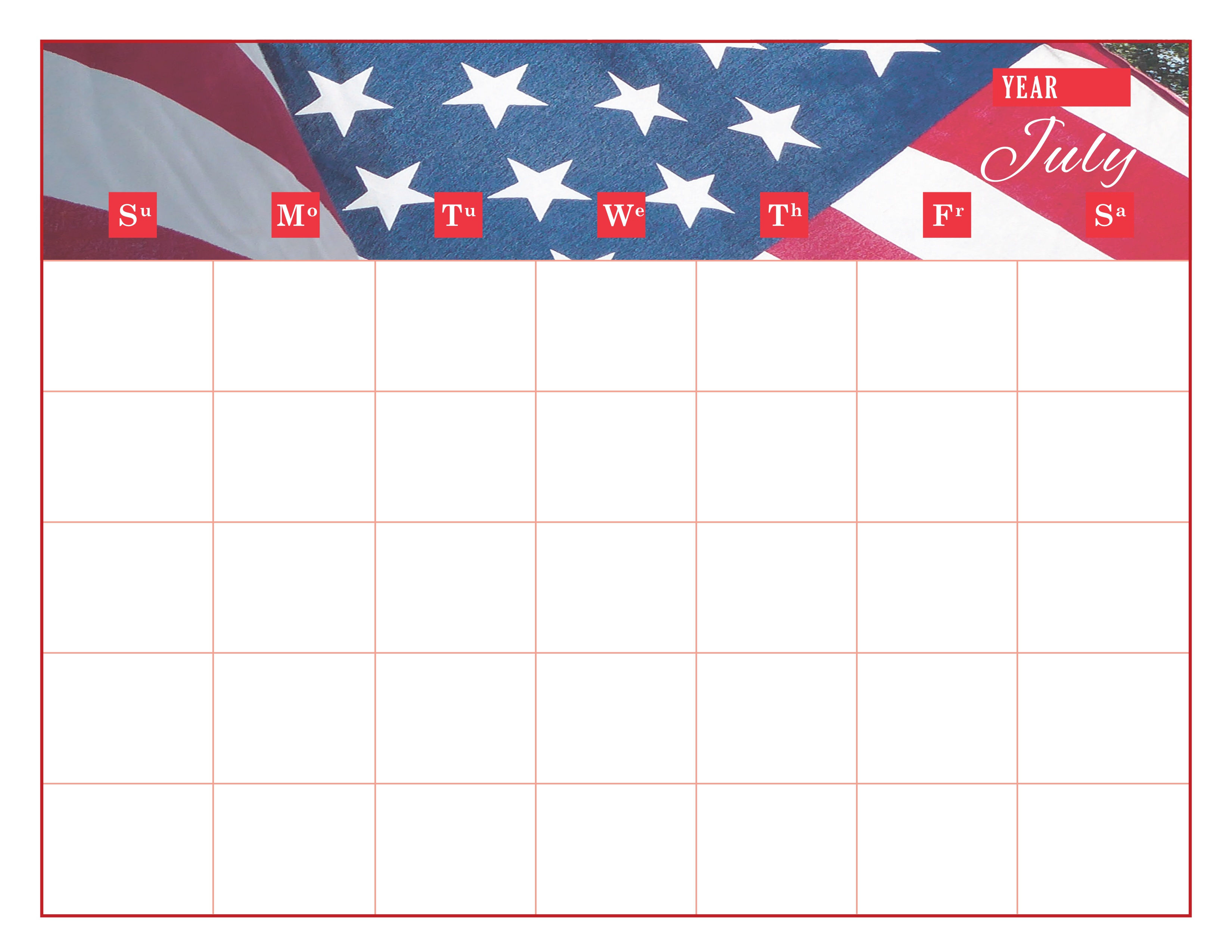 Work calendar template july free image download