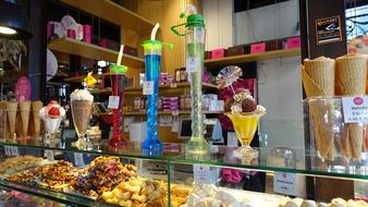 colored candy shop
