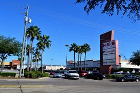 Shopping Mall Houston Texas Blue