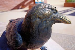 Arches Bronze Raven Sculpture Bird