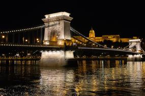 Chain Bridge Budapest Danube