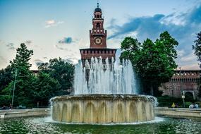 Italy Milan Castello Sforzesco