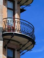 Balcony Round Wrought Iron