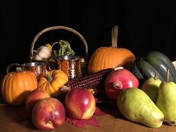 ripe healthy vegetables on the table