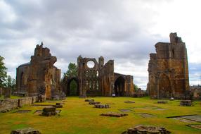 Old ruins of an architectural building