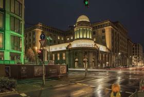 Night Photography of Banks Dusseldorf