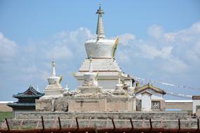 Mongolian Church Building Ancient