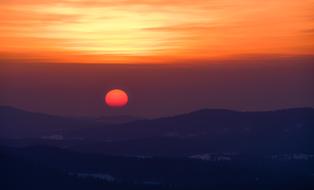 Sunset Landscape Twilight