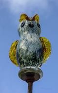 Glass Owl Art Figure