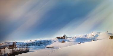 Winter Mountain Landscape