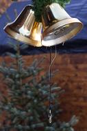 Bells Gold and Christmas Fir tree