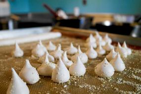 sweet white pastries