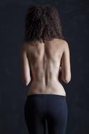 female thin back