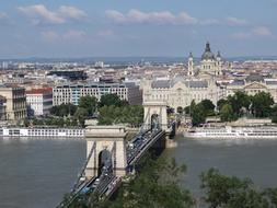 Chain Bridge Budapest Danube