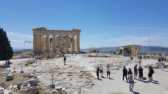 Greece Athens Scattered Stone