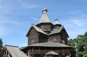 wooden old church