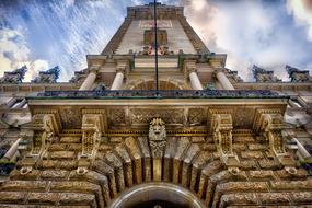 Hamburg Town Hall Clock Tower