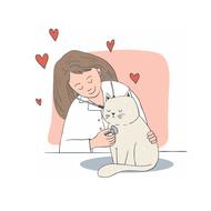 cat love doctor hearts dr