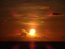 Sunset Sun Beach