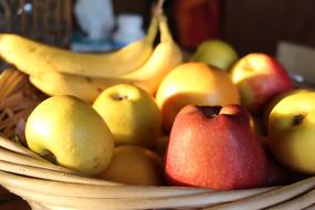 ripe wholesome fruit on a plate
