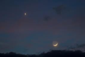 Luna Stars Planets on sky