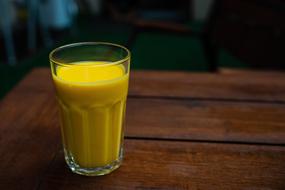 Sweet delicious mango juice