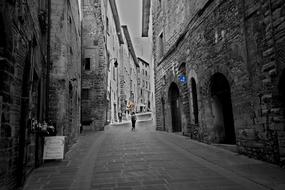 Alley Umbria Italy town